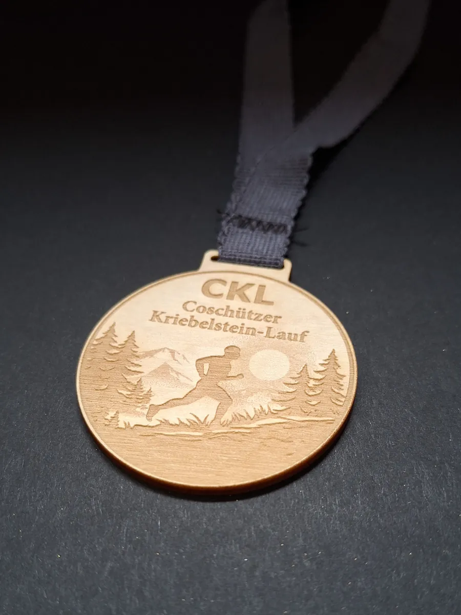 Individuell gefertigte Medaille
