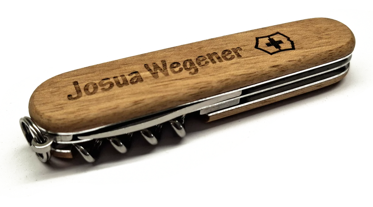 Personalisiertes Taschenmesser mit Gravur